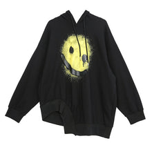 Load image into Gallery viewer, LANMREM can ship Tide 2020 spring fashion new Printing Pullover Sweatshirt for women Personality Irregular oversize tops YH866