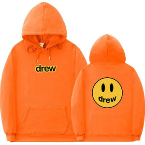 Fashion Hoodie Women Justin Bieber The Drew House Smile Face Print hoody ladies Streetwear Hoodies Sweatshirts Hip Hop Pullover