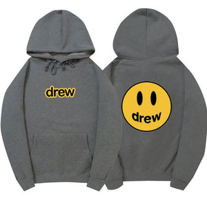 Fashion Hoodie Women Justin Bieber The Drew House Smile Face Print hoody ladies Streetwear Hoodies Sweatshirts Hip Hop Pullover