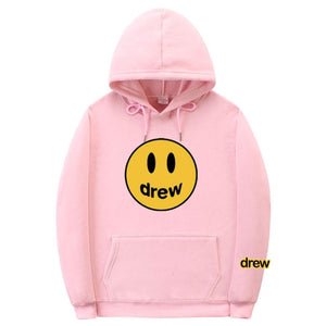 Fashion Hoodie Women Justin Bieber The Drew House Smile Face Print hoody ladies Streetwear Hoodies Sweatshirts Hip Hop Pullover