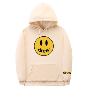 Fashion Hoodie Women Justin Bieber The Drew House Smile Face Print hoody ladies Streetwear Hoodies Sweatshirts Hip Hop Pullover