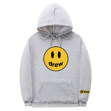 Load image into Gallery viewer, Fashion Hoodie Women Justin Bieber The Drew House Smile Face Print hoody ladies Streetwear Hoodies Sweatshirts Hip Hop Pullover
