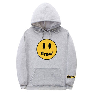 Fashion Hoodie Women Justin Bieber The Drew House Smile Face Print hoody ladies Streetwear Hoodies Sweatshirts Hip Hop Pullover