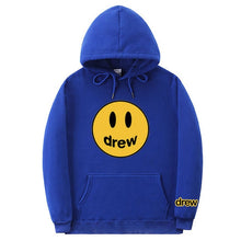 Load image into Gallery viewer, Fashion Hoodie Women Justin Bieber The Drew House Smile Face Print hoody ladies Streetwear Hoodies Sweatshirts Hip Hop Pullover
